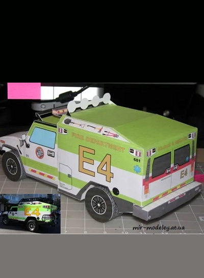 №4329 - Ratchet - Transformers 3 Papercraft (Paper-Replika) из бумаги