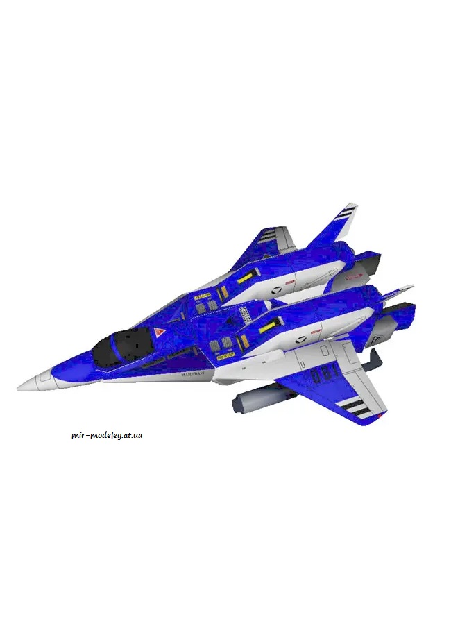 №4280 - Robotech Legioss AFC-01 (Paper-Replika) из бумаги