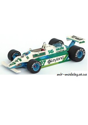 №4869 - Williams FW07 (ABC 14/1980) из бумаги