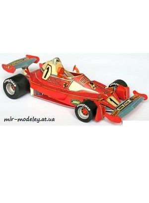 №4856 - ferrari 312t2 (ABC 7/80) из бумаги
