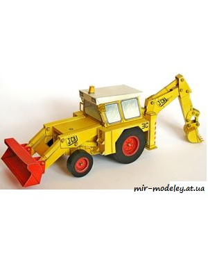 №4875 - JCB 3С (ABC 16/1980) из бумаги