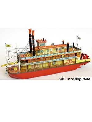 №4677 - Parnik New Orleans [ABC 5/1981] из бумаги