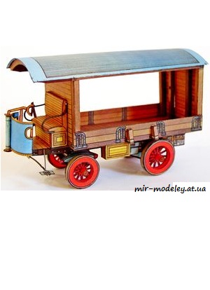 №6592 - Nakladni automobil TATRA 1898 [ABC 13/81] из бумаги