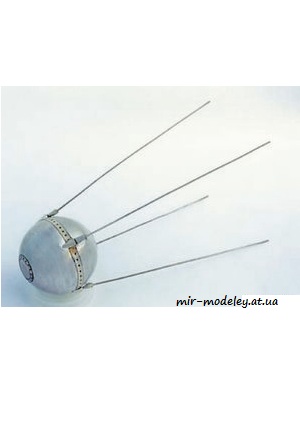 №4911 - Sputnik I,Vanguard 1 [ABC 1981-3] из бумаги
