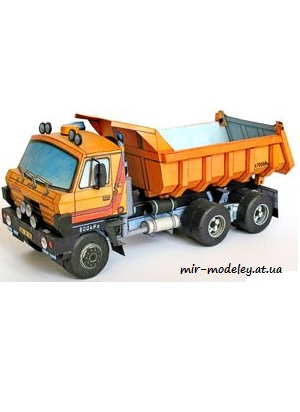 №6599 - Tatra 815 S1 (ABC 24/1981) из бумаги