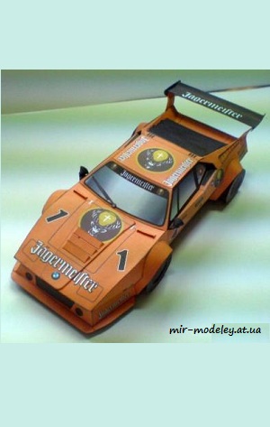 №1476 - BMW M1 Procar (DRT Nürburgring 1982) Kurt König [Перекрас ABC 1981-11] из бумаги