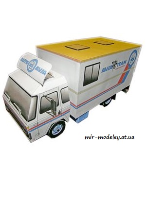 №4859 - Transportní vůz Avia (ABC 11/1980) из бумаги