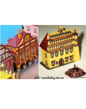 №4693 - MPR - historicke domy [ABC 1976-18] из бумаги