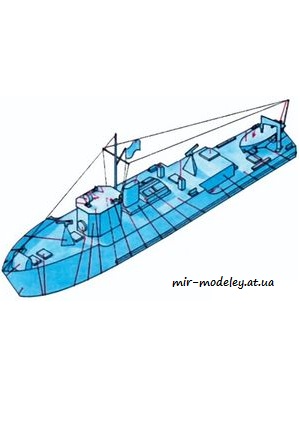 №4854 - Hlidkova LOD BATORY ( ABC 6/80) из бумаги