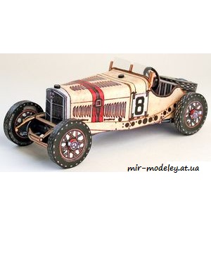 №4816 - Mercedes Benz SSKL (ABC) из бумаги