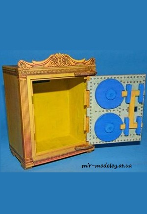 №4905 - Trezor [ABC 1981-01] из бумаги — развертка из бумаги