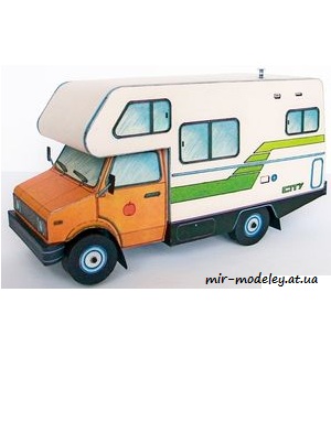 №6522 - Bedford [ABC 20/1982] из бумаги