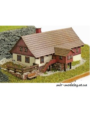 №6539 - Chalupa z Jizerskich hor [ABC 1983-11] из бумаги