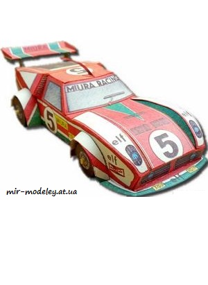 №6525 - Rallye ABC - Epsilon (1/43) [ABC 1983-02] из бумаги