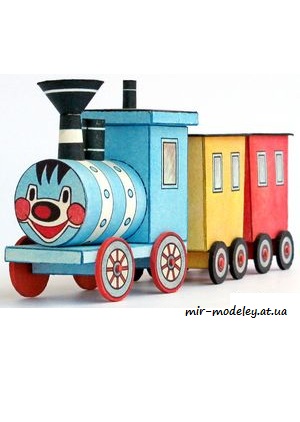 №6526 - Vlacek kolejacek (ABC 1983-2) из бумаги