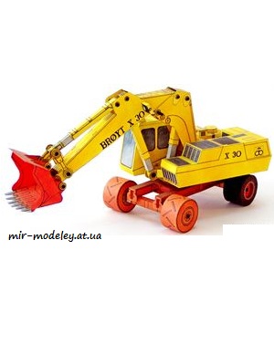 №6654 - BROYT X30 (ABC 03/1986) из бумаги