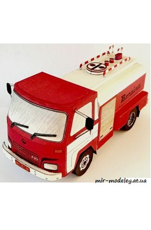 №6529 - Avia A30K cisterna Benzina [ABC 1983-06] из бумаги