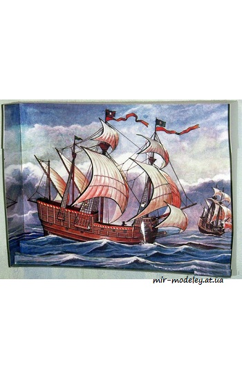 №6534 - Испанский галеон / Španělská galeona (Переработка ABC 7/1983) из бумаги