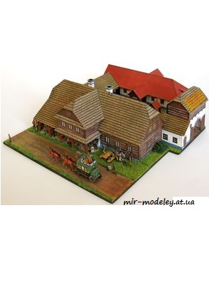 №6524 - Zajezdni hostinec ze Slezska [ABC 1983/01-04] из бумаги