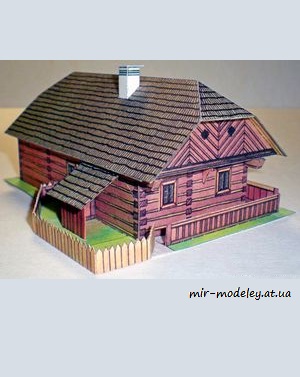 №6509 - Drevenice z Brd (ABC 11/82) из бумаги