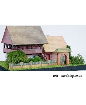 №7304 - Usedlost Ze Severnich Cech [ABC 1987-13] из бумаги