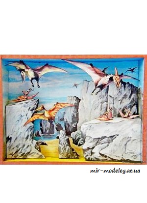 №7352 - Druhohorni letajici velejesteri [ ABC 1989-4] из бумаги