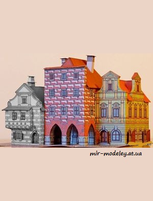 №3713 - Dum c.p. 3 a 5 MPR1 [ABC 1987-18] из бумаги