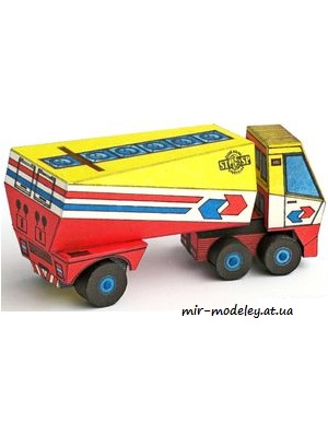 №7349 - SP Kamion [ABC 1/1989] из бумаги