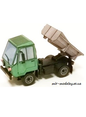 №6671 - Ifa Multicar 2510 (ABC 14/1986) из бумаги