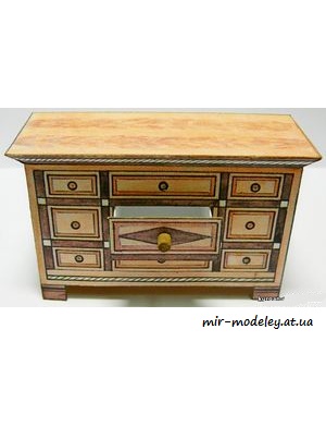 №6690 - Skrinka se zasuvkou [ ABC 1987-2] из бумаги