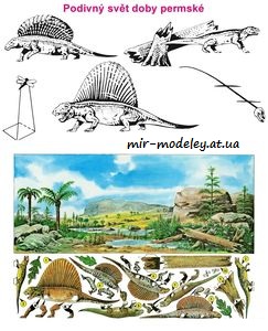 №7334 - Doba permská (ABC 1988-11) из бумаги