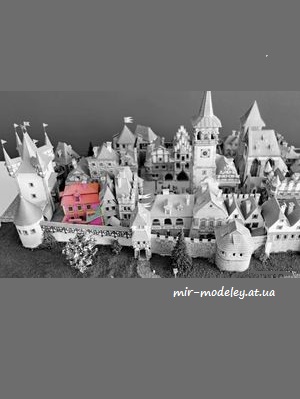 №7331 - Dům (ABC1988-10) из бумаги