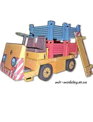 №6691 - Akumulatorni vozik Balkancar [ABC 1987-03] из бумаги