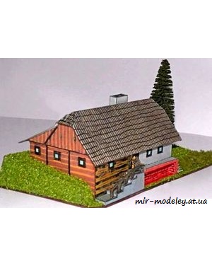 №6666 - Dreveny domek z Trutnova [ABC 1986-10] из бумаги