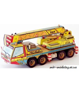 №7311 - P.W.D 4136 (ABC 17/1987) из бумаги