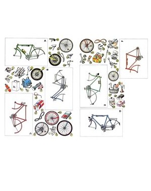 №6675 - Kolo skladanka [ABC 1986-16] из бумаги