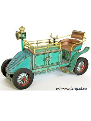 №7315 - Postovni elektrovy vuz 1898 [ABC 1987 №21] из бумаги