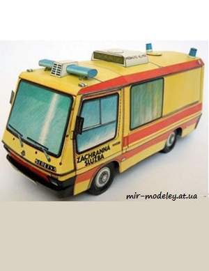 №7317 - NERETVA AVIA 21.1 (ABC 24/1987) из бумаги