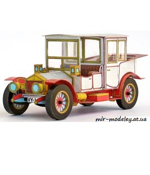 №6660 - Rolls-Royce 1912 (ABC 7/1986) из бумаги