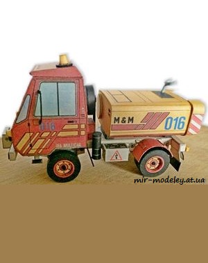 №7312 - IFA Multicar 2548-22 (ABC 19/87) из бумаги