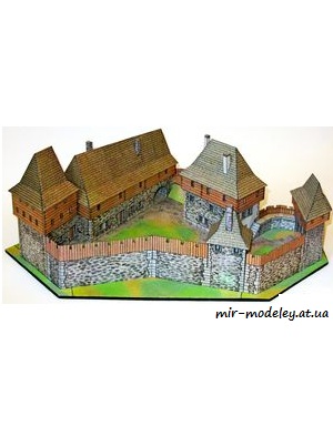 №6672 - Hrad Sion [ABC 1986-14-15] из бумаги