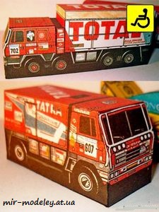 №7360 - Tatra 815 8x8 DAKAR [ABC 1989-10] из бумаги