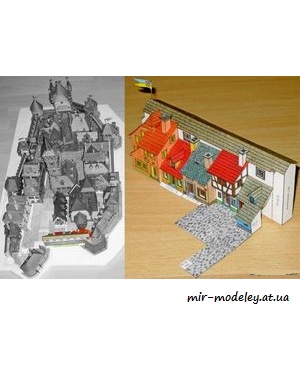 №7415 - Дома для бедных / Domky chudiny (ABC 23/1990) из бумаги