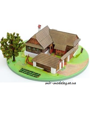 №7417 - Usedlost z Ceskomoravske vrchoviny [ABC 1990-24] из бумаги