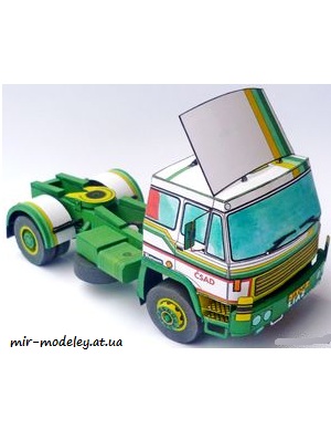 №7393 - Liaz 100.47 (ABC 9/1990) из бумаги