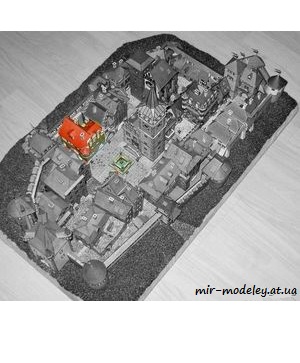 №7357 - Dum cp.7 a cast hradeb MPR.1 [ABC 1989-08] из бумаги