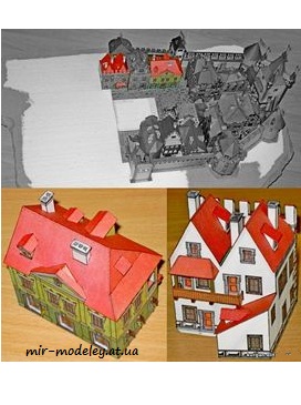 №7379 - Domy [ ABC 1989-22] из бумаги