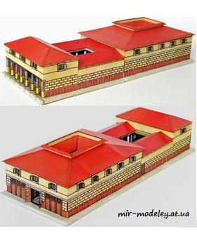 №7437 - Patricijsky dum z antickeho Rima [ABC 1991-18] из бумаги