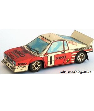 №7366 - Lancia 037 Rallye [ABC 14/1989] из бумаги