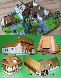 №7385 - Franský dvorec (ABC 2-3/1990) из бумаги